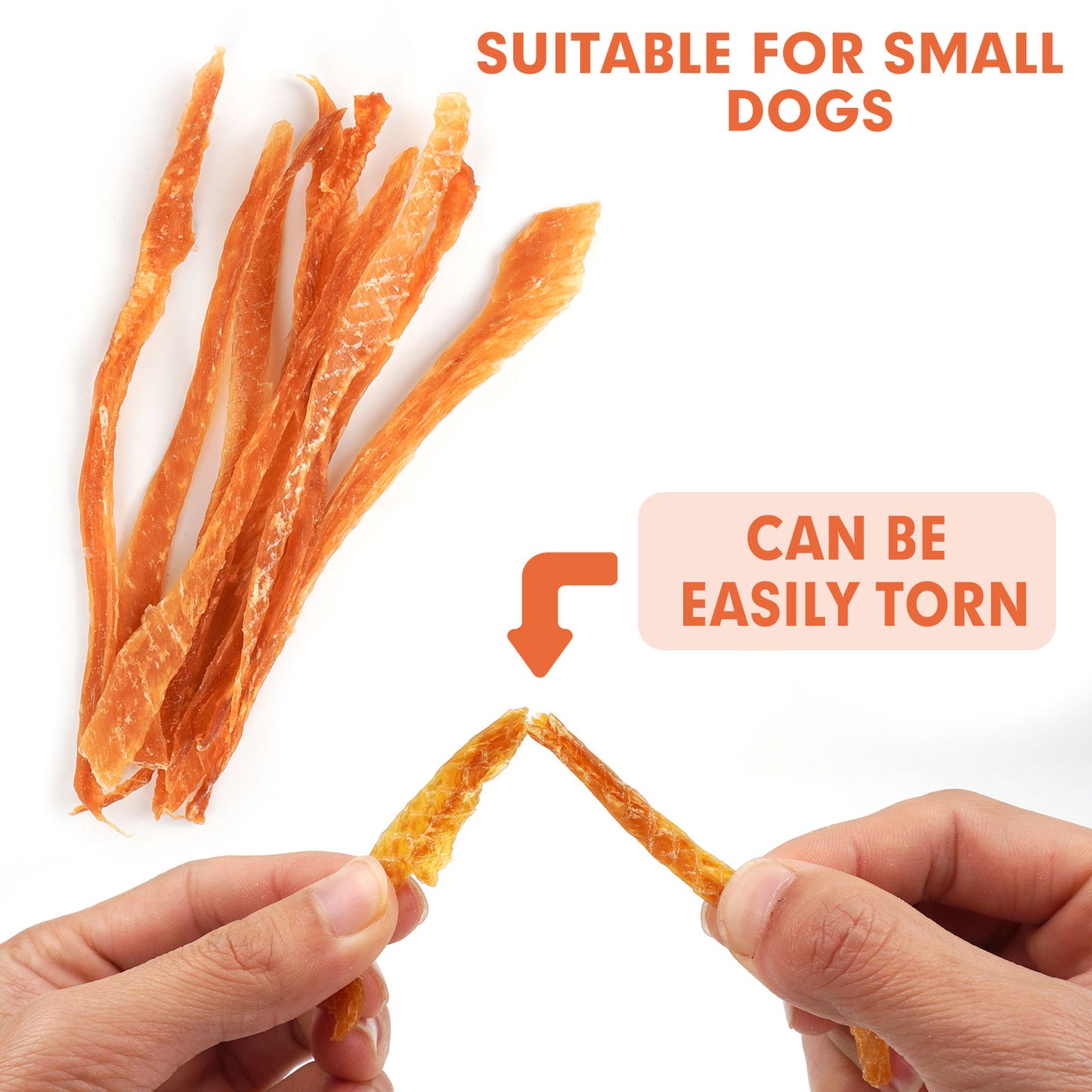 Small Dogs & Chicken Jerky Strips - MON2SUN