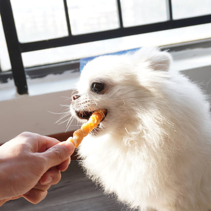 Puppy Small Dogs & Rawhide Twist Chicken Hide Sticks - MON2SUN