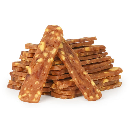 MON2SUN Dog Treats, 4.5 Inch Soft Duck & Egg Yolk Jerky
