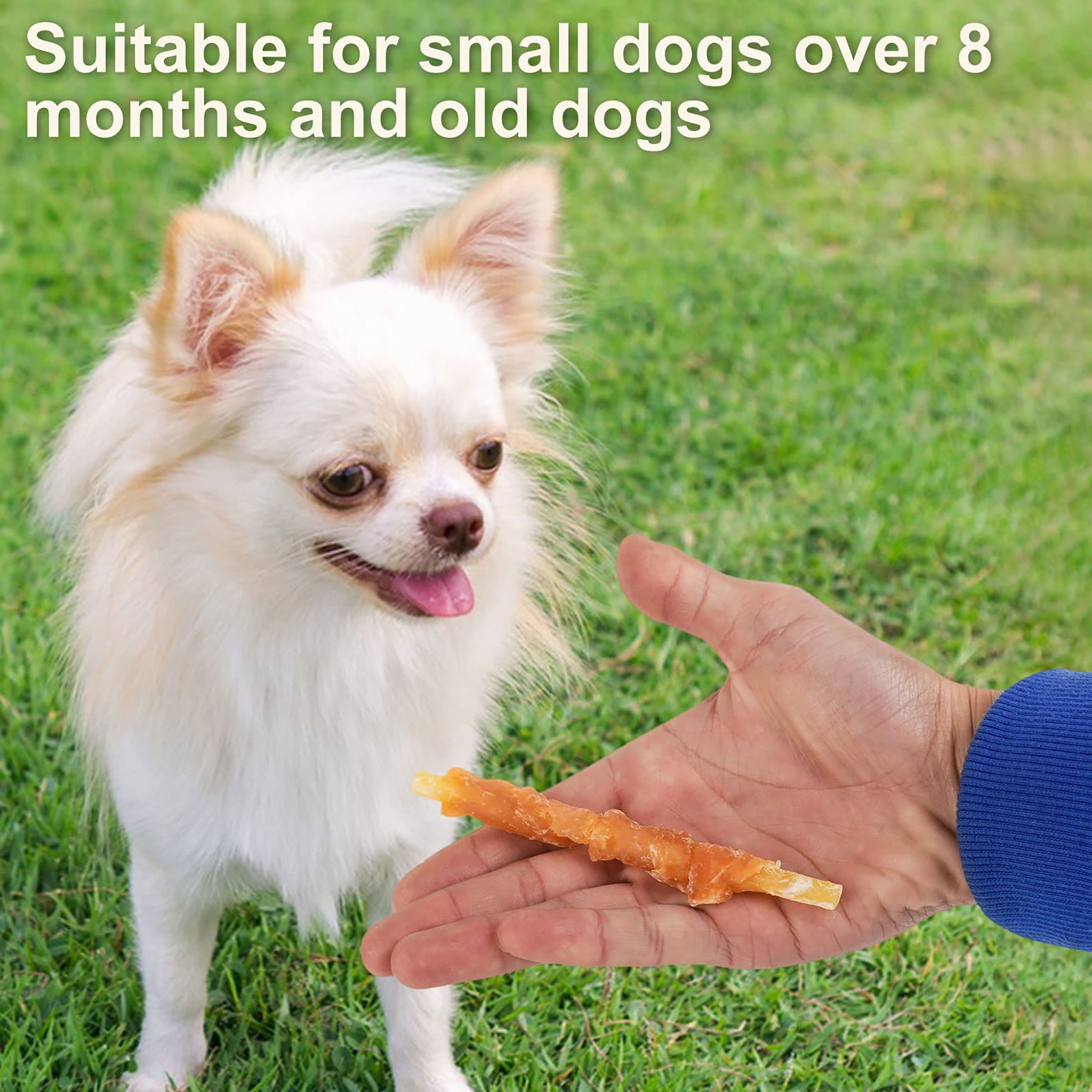 Small Dogs & Chicken Wrapped Cod Sticks Rawhide Free - MON2SUN