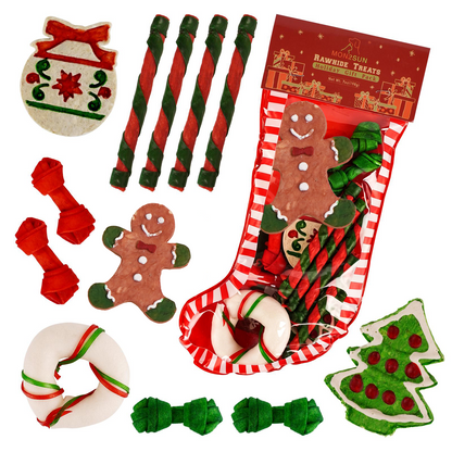MON2SUN Christmas Stocking Small Dog Treats, 7 oz (12 Count)