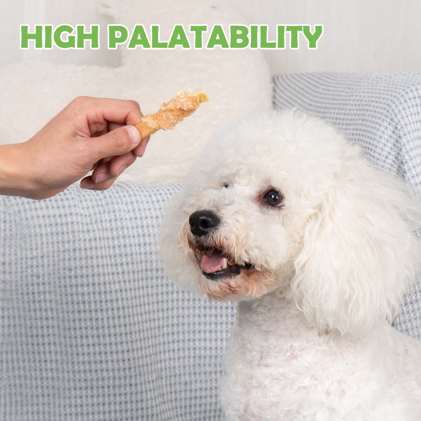 MON2SUN  Chicken Wrapped Cod Fillet Rawhide Free Small Dog Treats, 13 oz (36 Count) - MON2SUN
