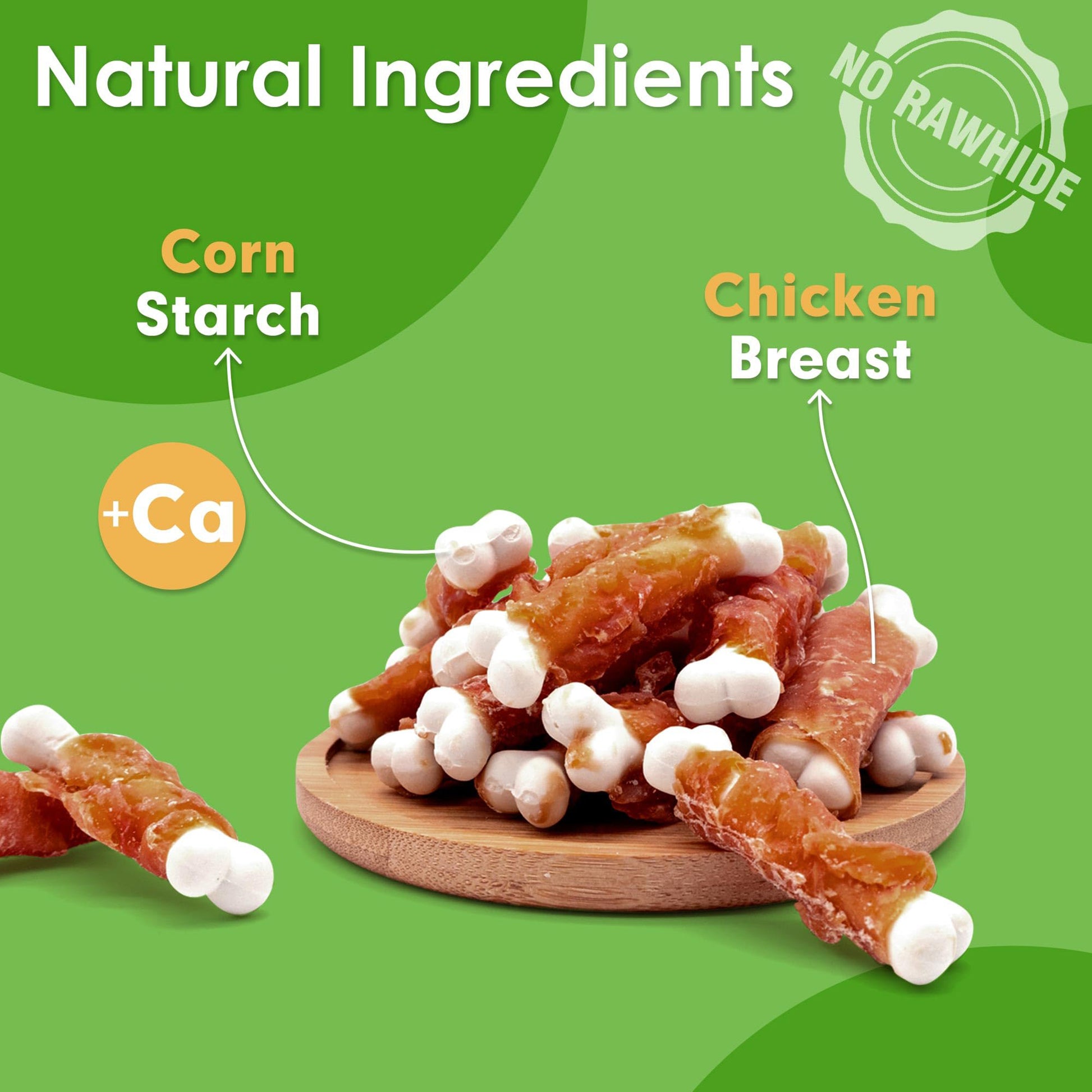 Puppy Small Dogs & Chicken Wrapped Calcium Bones - MON2SUN