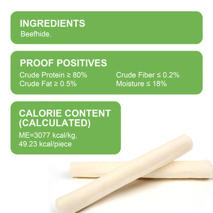 MON2SUN Rawhide Roll Sticks Small Dog Treats, 9.38 oz (14 Count)