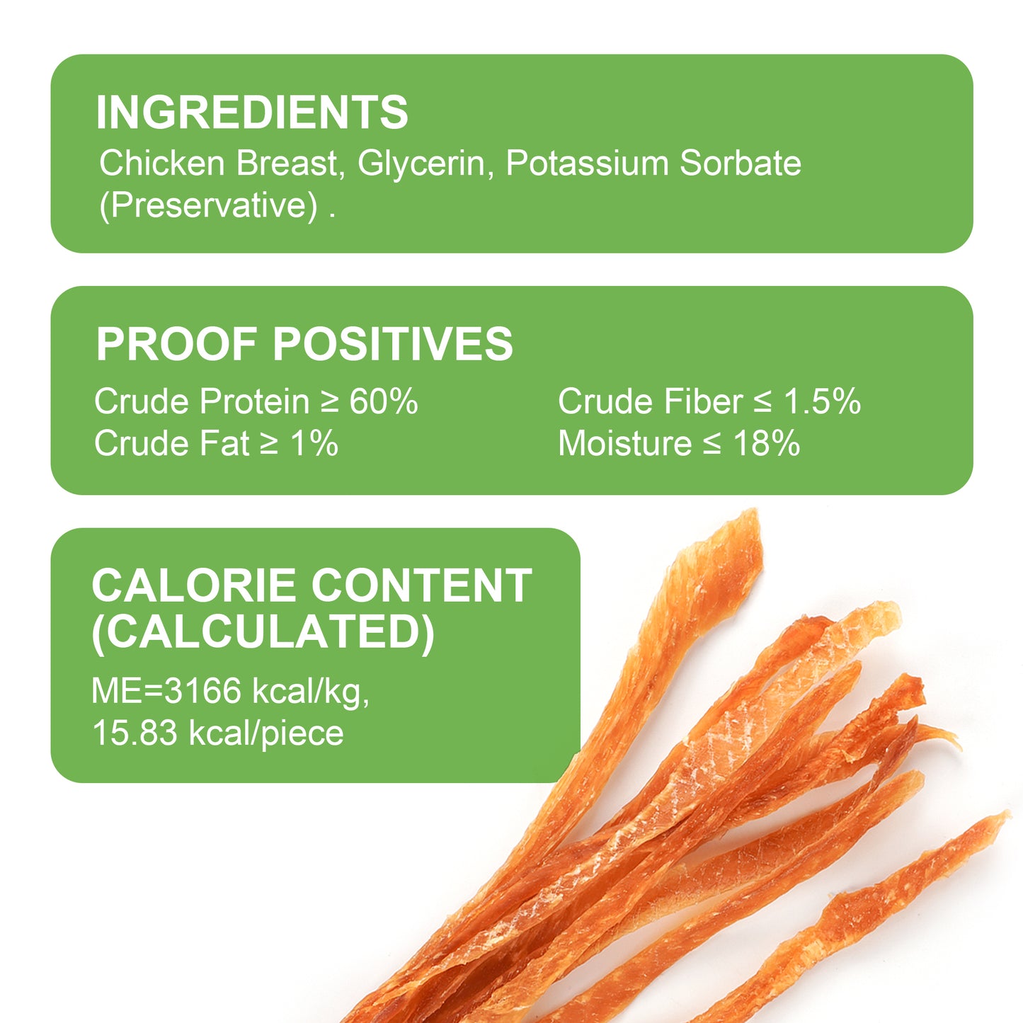 MON2SUN Chicken Jerky Strips Small Dog Treats, 10.1 oz