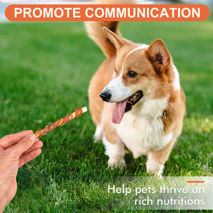 Puppy Small Dogs & Duck Wrapped Rawhide - MON2SUN