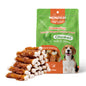 Dog Treats, Chicken Wrapped Calcium Bones Without Rawhide, 2.3 Inch Training Treats for Teeth Cleaning and Fresh Breath, Chews for Puppy and Small Dogs