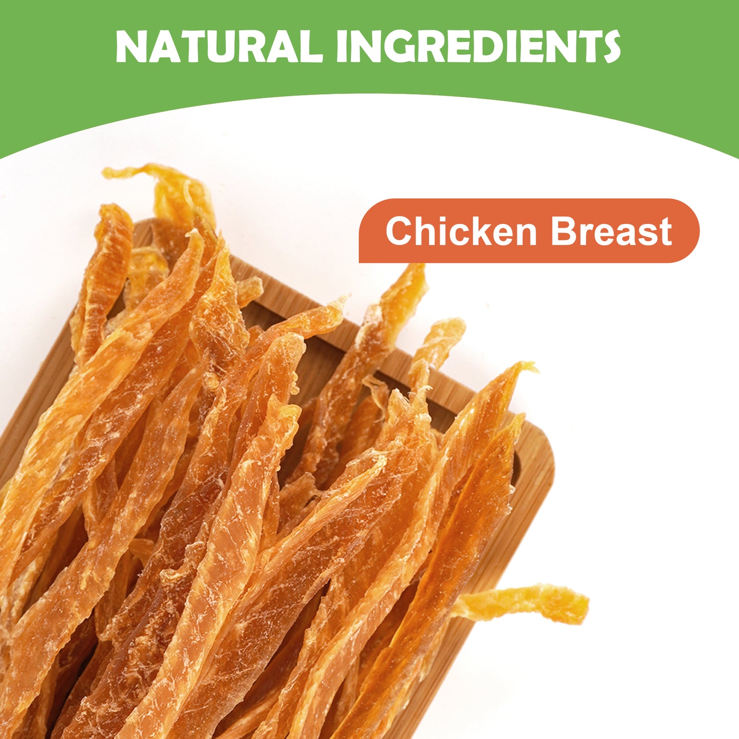MON2SUN Chicken Jerky Strips Small Dog Treats, 10.1 oz