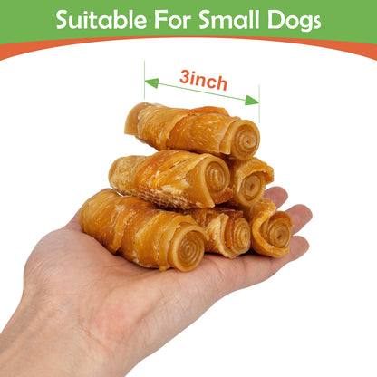 Small Dogs & Chicken Wrapped Rolls Rawhide Free - MON2SUN
