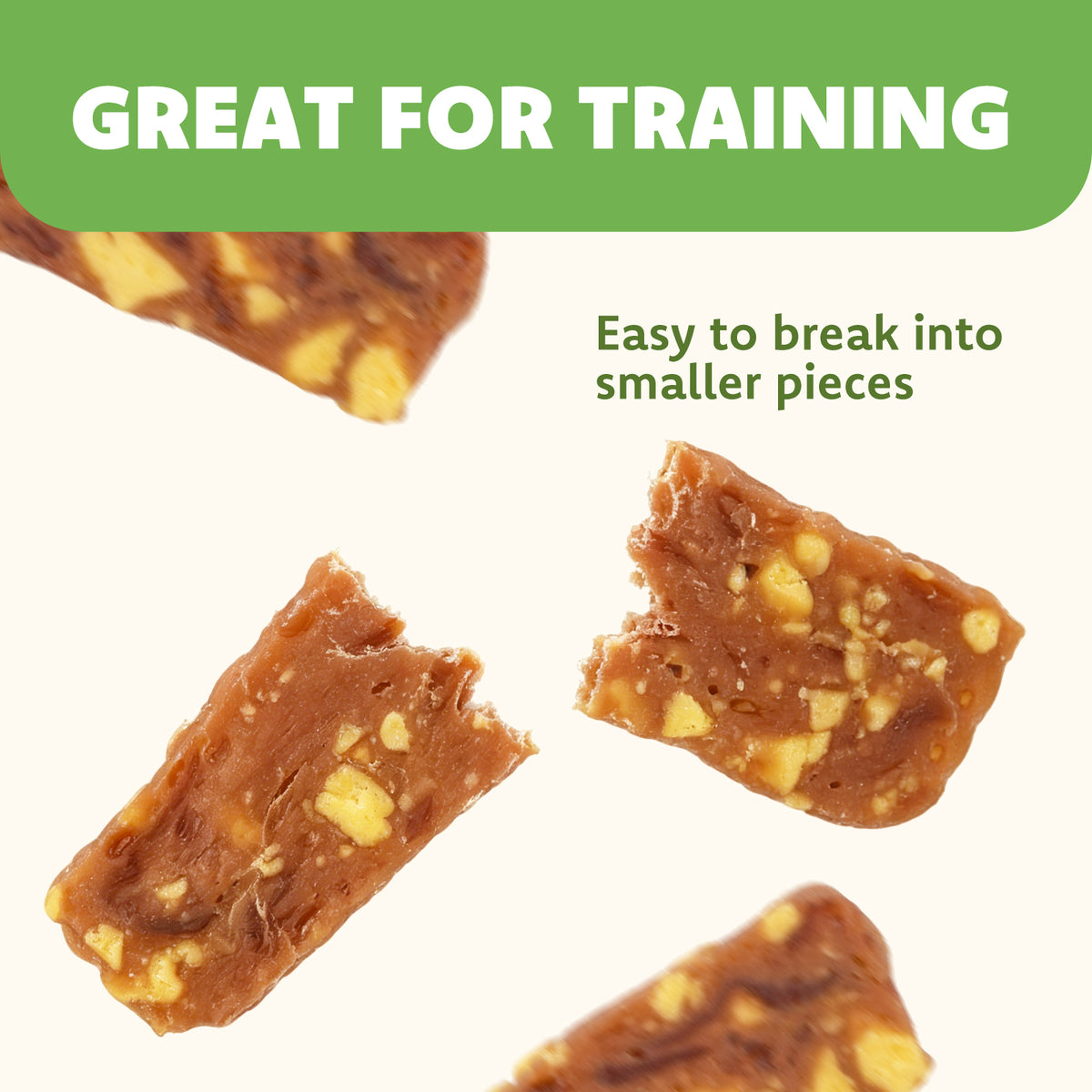 MON2SUN Dog Treats, 4.5 Inch Soft Duck & Egg Yolk Jerky
