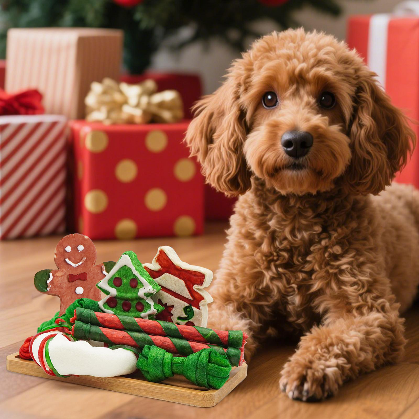 MON2SUN Christmas Stocking Small Dog Treats, 7 oz (12 Count)