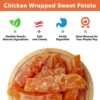Puppy Small Dogs & Chicken Wrapped Sweet Potato - MON2SUN
