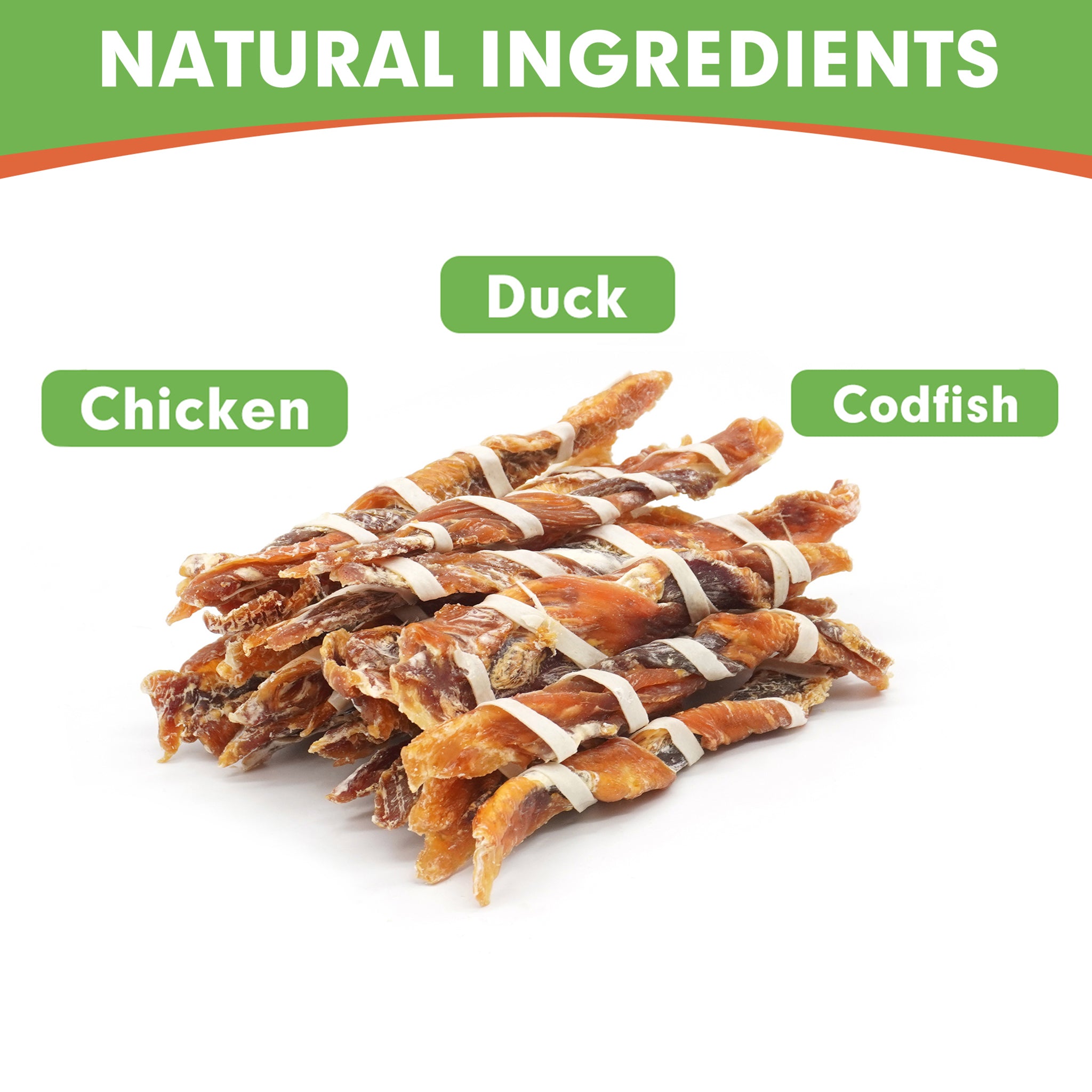 Small Dogs & Chicken Duck and Codfish Sticks - MON2SUN