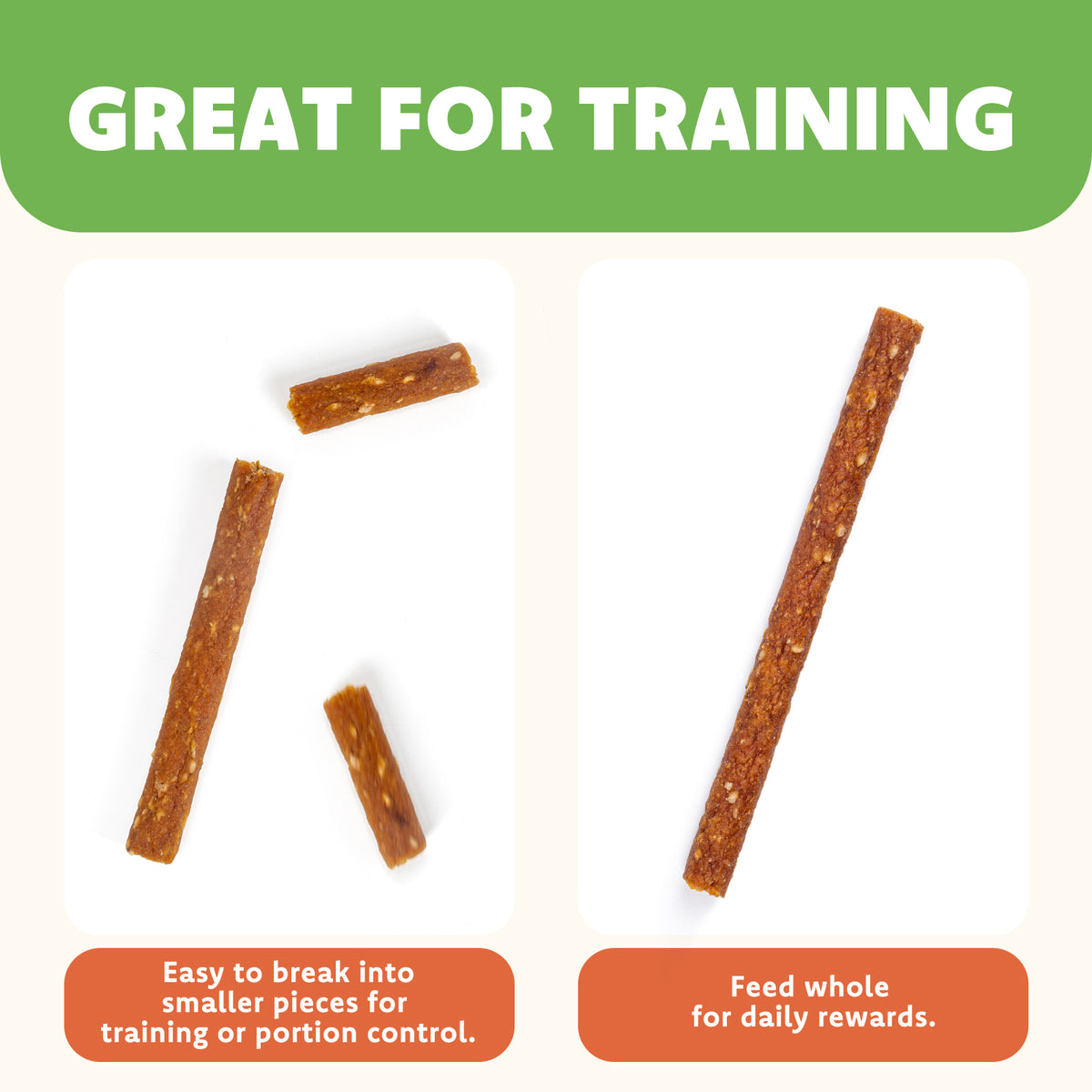 MON2SUN Dog Treats, 5 Inch Chicken and Veggie Sticks