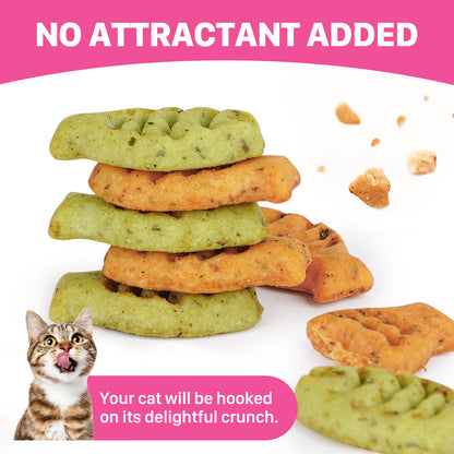 Puddonio Catnip Biscuit Chicken & Salmon Flavor Cat Treats