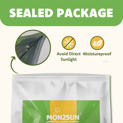 MON2SUN Dog Treats, 5 Inch Triple Flavor Collagen Sticks with Beef