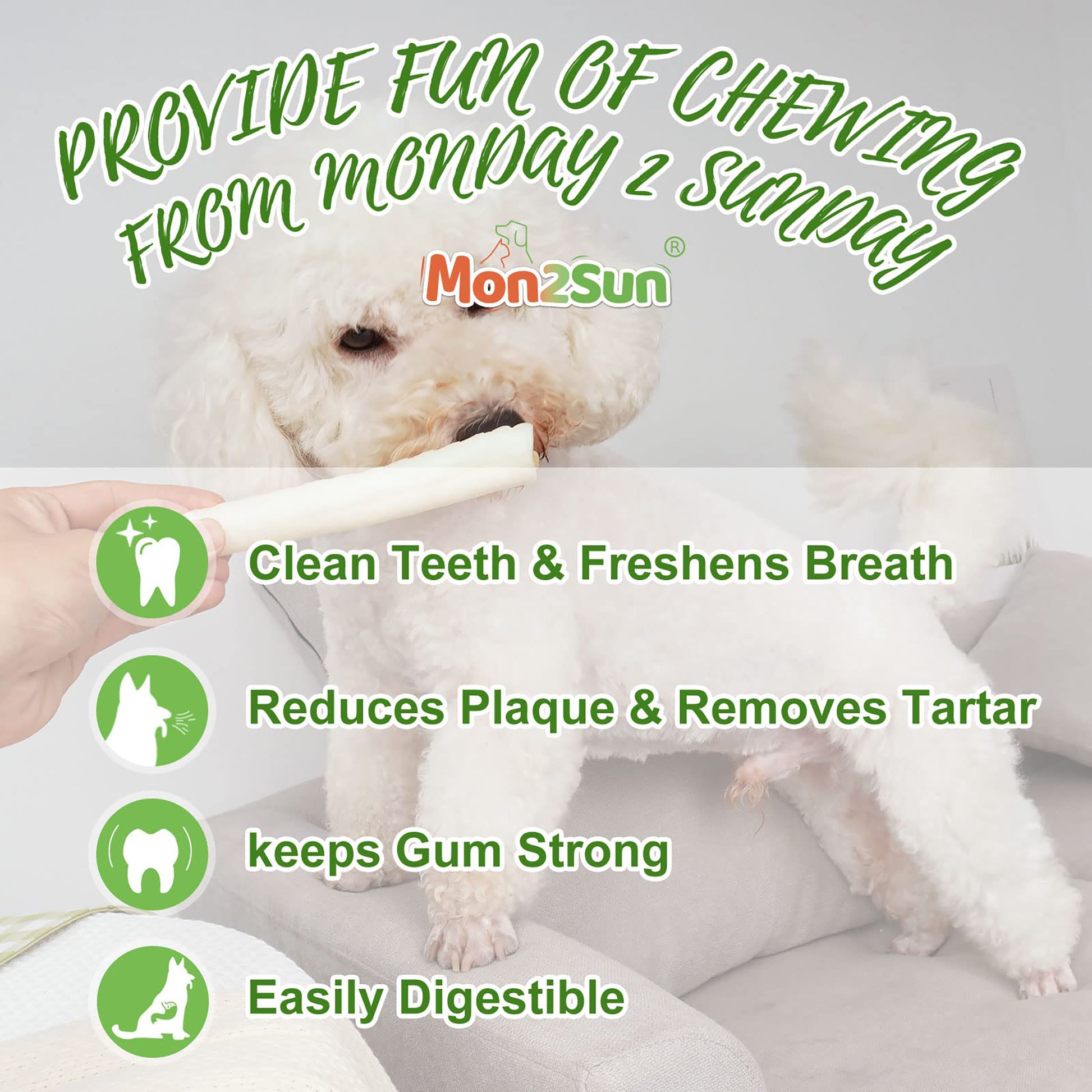 Puppy Small Dogs & Rawhide Rolls - MON2SUN