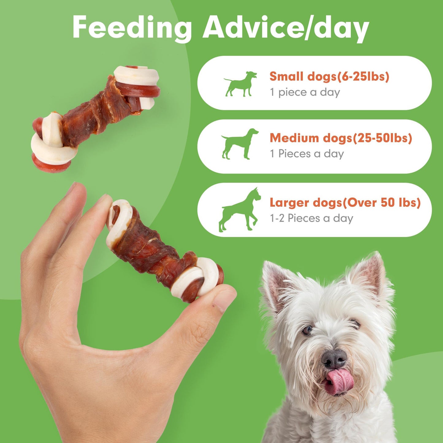 Small Dogs & Duck Wrapped Mixed Vegetables Knot Bone Rawhide Free - MON2SUN