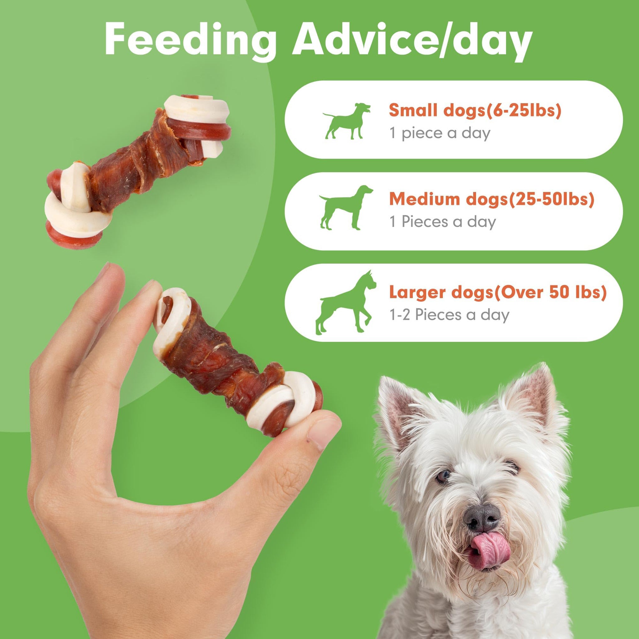 Small Dogs & Duck Wrapped Mixed Vegetables Knot Bone Rawhide Free - MON2SUN