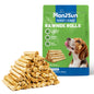 Dog Rawhide Rolls Twist Sticks 6.5 Inch Chew Treats Chicken Flavor 60 Count for Puppy and Small Dogs - MON2SUN