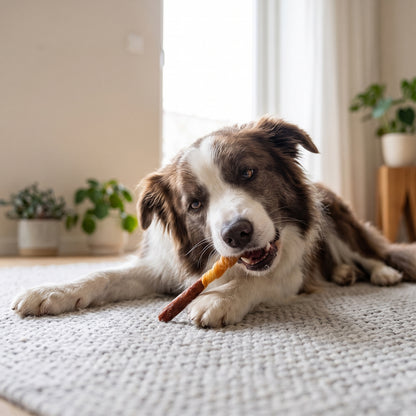 MON2SUN Dog Treats, 5 Inch Chicken & Liver Wrapped Rawhide Sticks