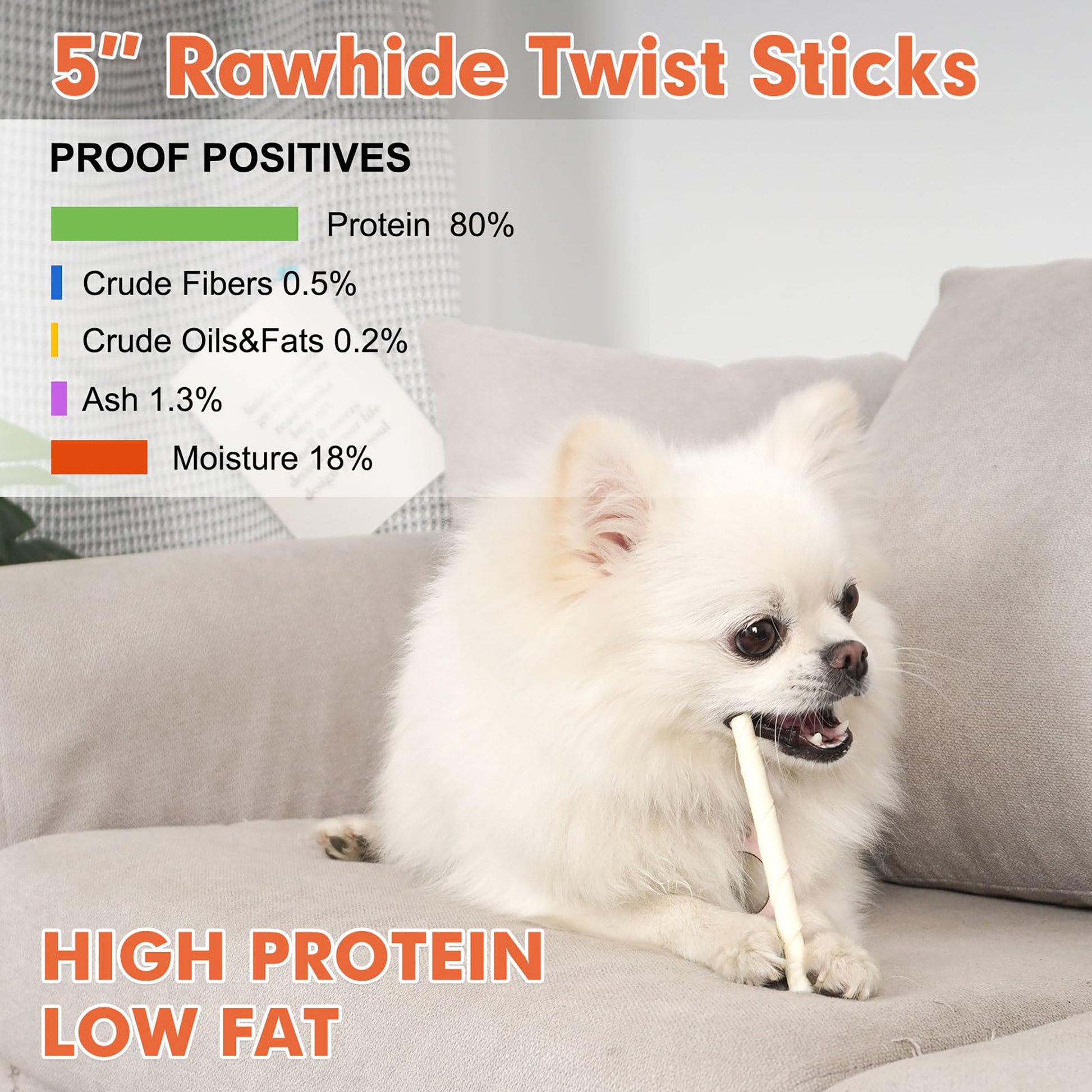 Puppy Small Dogs & Rawhide Twist Sticks - MON2SUN