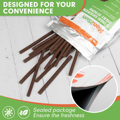 Small Dogs & Chicken Sticks Rawhide Free Chicken Liver Flavor - MON2SUN