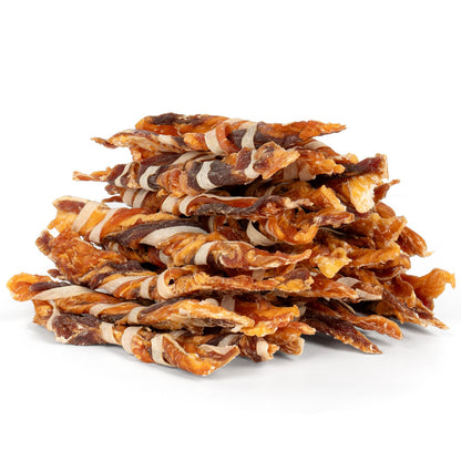 MON2SUN Chicken Duck & Codfish Twist Sticks Small Dog Treats, 10.1 oz (14 Count), 5-7 Inch