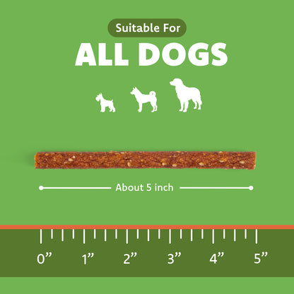 MON2SUN Dog Treats, 5 Inch Chicken and Veggie Sticks